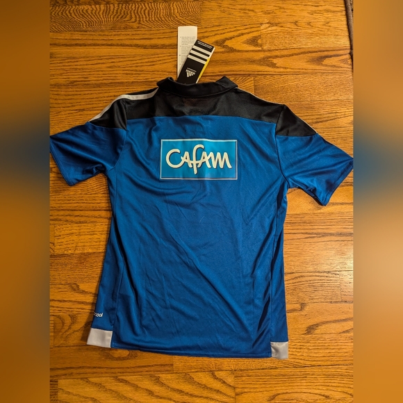 ADIDAS Millonarios FC Jersey Youth Small Pepsi Blue NWT - Picture 2 of 3